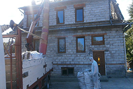dach z azbestu do demontażu